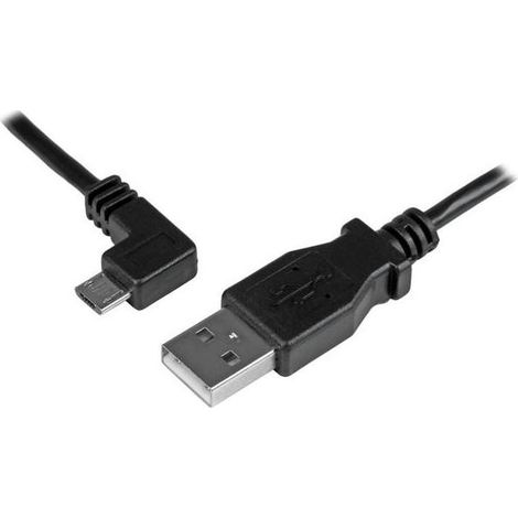 StarTech.com Cavo Micro-USB da Ricarica e Sincronizzazione angolato sinistra da 0,5m (1/5)