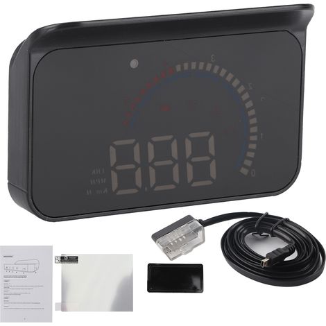 Affichage tête haute universel HUD projecteur moniteur fonction OBD2 instrument portable (1/5)