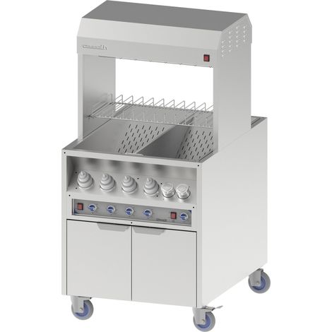 Poste de salage chauffe sauce traversant 800 - Casselin