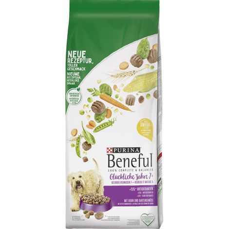 Purina Beneful Hundetrockenfutter Senior 12 kg Huhn & Gemüse Trockenfutter