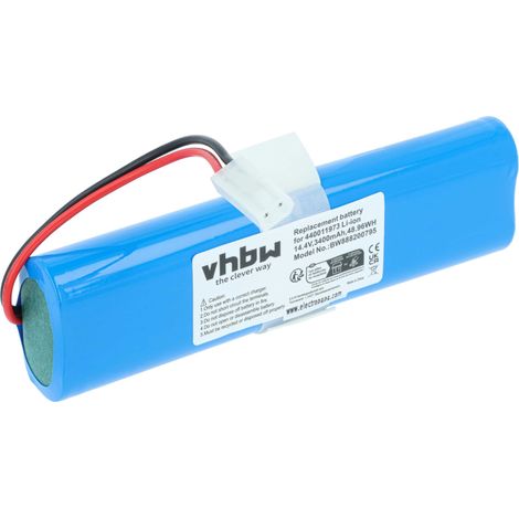vhbw Akku kompatibel mit Hoover Rogue BH70970, 970 Wi-Fi Connected Robotic Vacuum Saugroboter (3400 mAh, 14,4 V, Li-Ion)