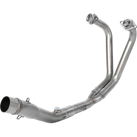 Raccord de liaison pour tuyau d'échappement avant d'un système d'échappement complet de moto, compatible avec les modèles YZF-R25 et YZF-R3 de 2015 à 2018