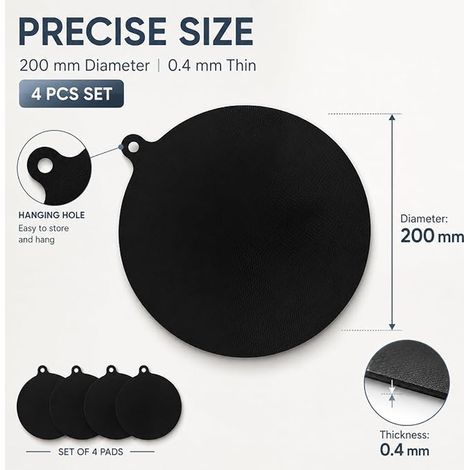 Tapis de Protection Antidérapants en Silicone, Protection Plaque Induction Anti-Rayures à la Chaleur, Tapis pour Plaque de Cuisson Induction, Cuisine et Électroménager (1/3)