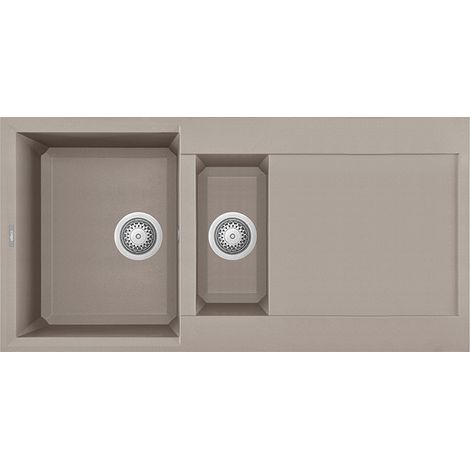 Lavello Elleci da incasso Easy 475 Granitek 43 Tortora LGY47543