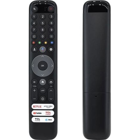 vocale pour TCL QLED Smart Google TV, RC833, GUB1, 50, 55, 65, 75C645, P745, C745, C845, 43LC645 Label (1/2)