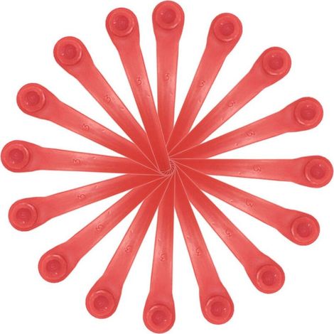 Lot de 200 Lames en Plastique compatibles avec Coupe-Bordure Gardena, Lames de Rechange pour Coupe-Bordures Gardena et Coupe-Bordures sans Fil. (1/5)