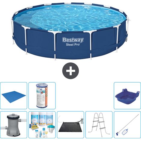 Bestway Bestway Steel Pro Ronde - 396x84 cm - 9-pièces S22114 (1/5)