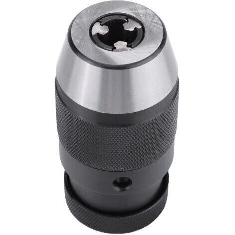 Mandrin Perceuse, 1pcs MT2-B16 1-16mm 1/2"Mandrin Sans Clé B16 en Acier à Serrage Automatique Mandrin Perceuse A Colonne pour Perceuse éLectrique de Tour (1/5)