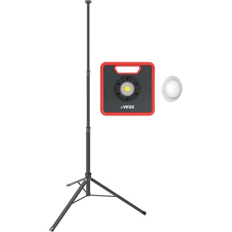 VIRAX 4000 Lumen Scheinwerfer + 2m Stativ-Set  - 262824