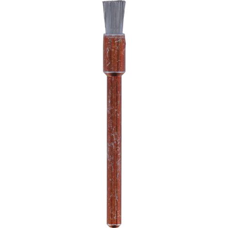 Brosse en acier inoxydable Dremel 532 - kit d'accessoires pour outil multifonction avec 3 brosses en acier inoxydable Ø3,2 mm pour nettoyer les matériaux inoxydables tels que l'aluminium, l'acier inox