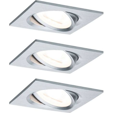 93456 Nova Spot encastrable jeu de 3 LED LED 18 W Aluminium (tourné) D652941 (1/4)