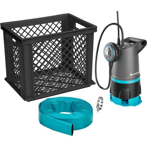 GARDENA HOCHWASSER-SET 20000 BASIC POMPE SUBMERSIBLE POUR EAUX CHARGÉES 20000 L/H 7 M 09019-47
