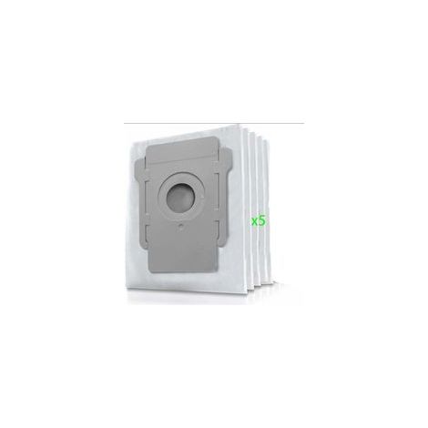 Sac à poussière Irobot Roomba i7, sac à poussière de remplacement 5 pièces pour aspirateur iRobot Roomba i7 i7+ / i7 Plus E5 E6 E7 S9 S9+ (accessoires non d'origine) (1/5)