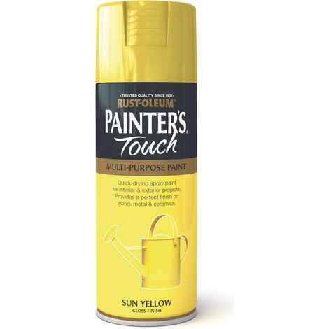 Rust-Oleum Painter’s Touch Spray Paint 400ml Gloss - Sun Yellow