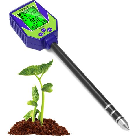 Testeur de pH du Sol 6 en 1, Testeur D'humidité du Sol Intelligent (1/5)