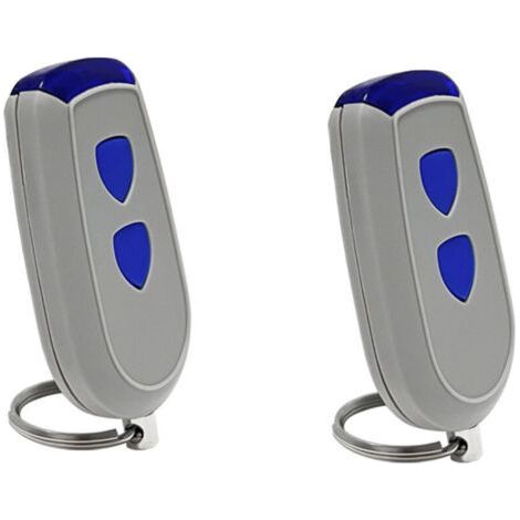 Pack of 2 433.92MHz Gate Remote Controls Compatible with EA433 2KM Micro, EA433 2KS, EA433 4KS, RCU 433-2, RCU 433-4, NOO2800, EA433-M4 (1/4)