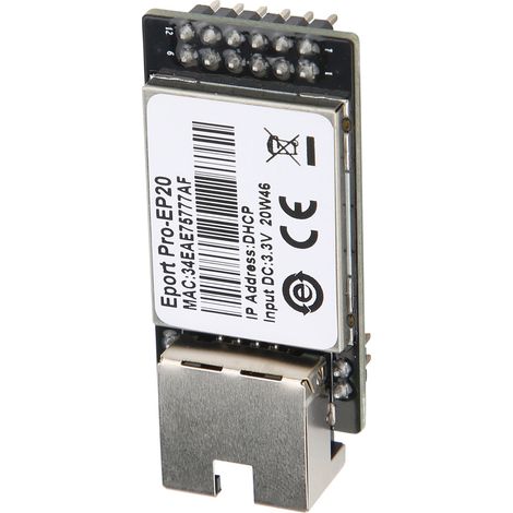Module série-Ethernet Serveur réseau TTL Connexion réseau industrielle pour systèmes Linux (1/5)