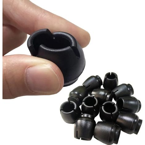 40 pièces capuchons de pied de chaise protecteurs de pied de chaise ronds protecteurs de pied de chaise noirs capuchons de pied de chaise inclinés patins pieds de chaise (12-16mm) (1/5)