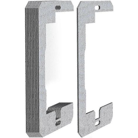 Lot de 10 entretoises murales métalliques – Plaques de nivellement encastrées – Entretoises compatibles avec les prises murales – Bonne qualité WHBYV (1/4)
