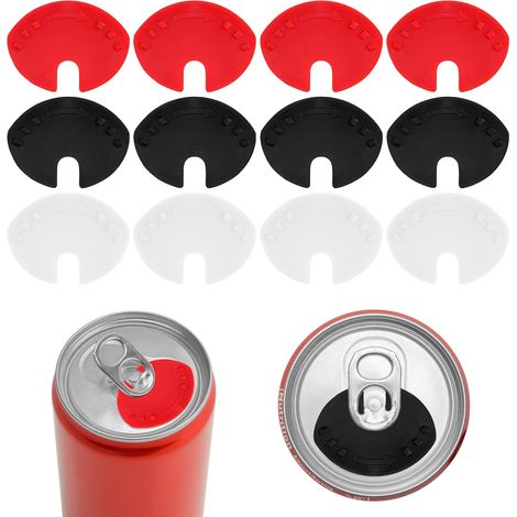 Set mit 12 Deckeln für Dosen und Getränke, Limonade, Cola, Bier, Lebensmittel (1/5)