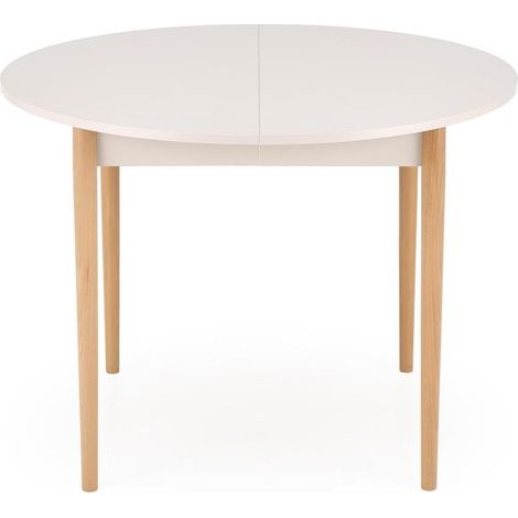 Mesa Houston 1990, Luminoso madera + Cachemira, 75x0x0cm, Alargamiento, Aglomerado laminado, Madera