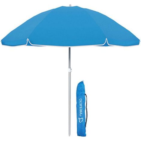 Strandparasol - MARBUENO - SOMMER 10108A - Blau - 160 cm - Aluminium