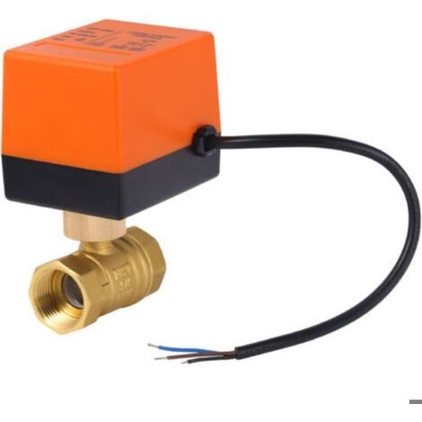 Kit de vanne à bille électrique à double commande, trois fils, 230 V CA, de haute qualité, compatible avec les systèmes DN25 (1/5)