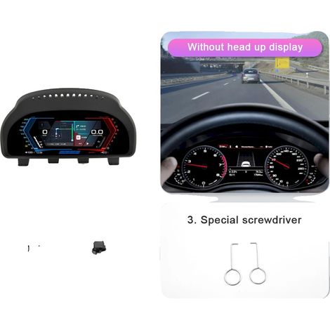 Panel de instrumentos digital, pantalla de 12,3 pulgadas, indicadores del vehículo, F10 CarPlay (1/2)