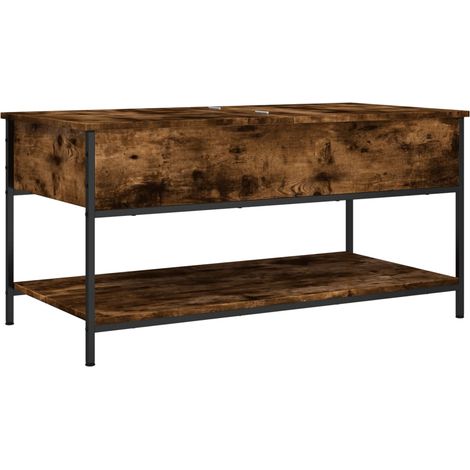 Maison Exclusive - Couchtisch Räuchereiche 100x50x50 cm Holzwerks