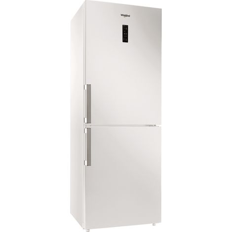 Whirlpool – Réfrigérateur combiné 462 L – 2 portes – Total No Frost – FreshBox+ avec curseur d'humidité – Classe D – 195,5 x 70 x 75,5 cm – Blanc