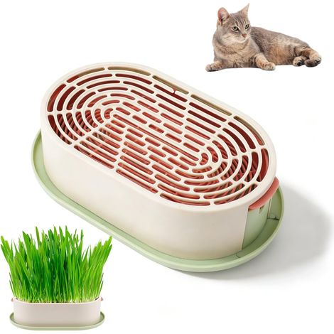 ABS-Katzentöpfe, geeignet für Indoor-Anbausysteme und hydroponische Anzuchttöpfe, die helfen, Haarballen bei Katzen zu kontrollieren