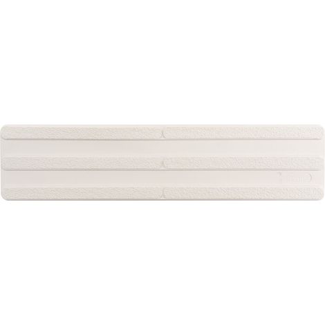 Bande podotactile de guidage B.A.O 3 nervures blanc extérieur à coller 625 x 150 mm - WATTELEZ (1/4)