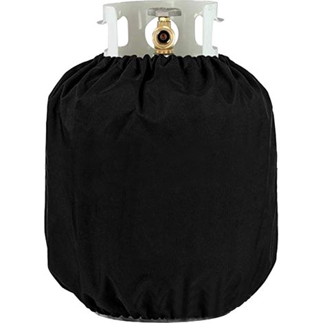 Housse imperméable et anti-poussière pour barbecue de jardin (noire) (1/5)