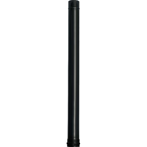 Wolfpack Tubo de Estufa Pellet Acero Vitrificado Negro Ã˜ 80 mm. Longitud 100 cm. Estufas de Leña, Chimenea, Alta resistencia,