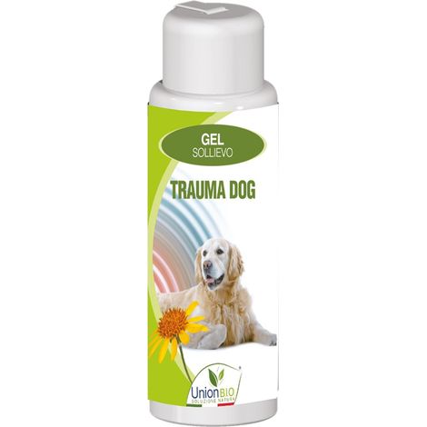 Trauma Dog gel soulage chez le chien les douleurs des tendinites, des traumatismes, des déchirures musculaires. Favorise la réabsorption des oedèmes
