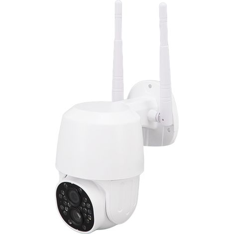 Caméra de sécurité WiFi 1080p 2MP avec vision nocturne, audio bidirectionnel, étanche IP67, application de surveillance, caméra PTZ, prise UE (1/5)
