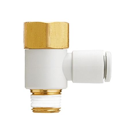 Coude femelle SMC KQ2 vers Femelle M5 4 mm ( Prix pour Sachet de 10 )