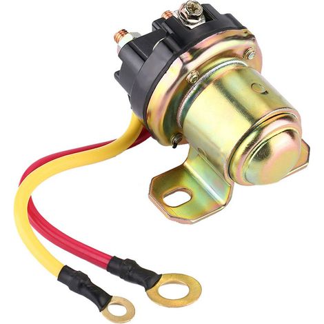 relé de arranque, solenoide de 12-24 V, montaje en tierra, para vehículos nacionales e importados. (1/5)