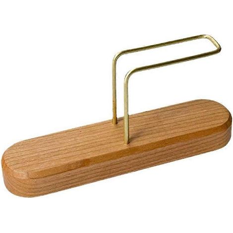 Rangement moderne en bois pour filtres à café, en forme d'éventail, pour le papier filtre. (1/4)
