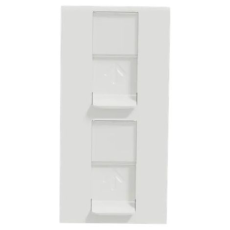 Capuchon double RJ45 Keystone polaire