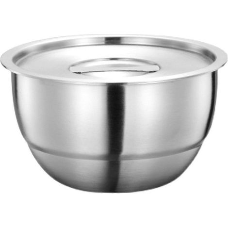 Bol à riz en acier inoxydable avec couvercle, bol à soupe, ustensiles de cuisine coréenne. (1/5)