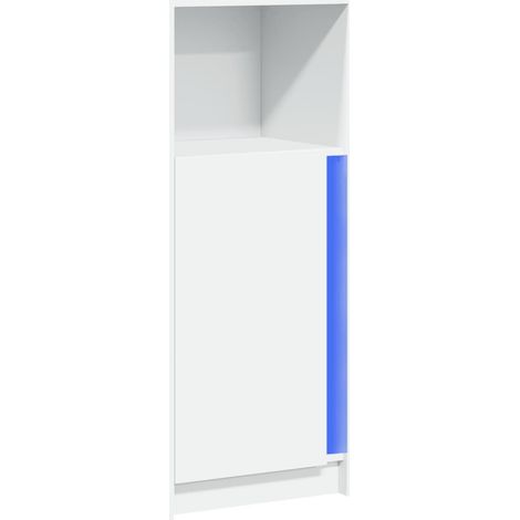 Credenza cassettiera cassettiera mobile contenitore organizer cucina soggiorno soggiorno con LED 42,5 x 34 x 100 cm derivati del legno bianco 020029771