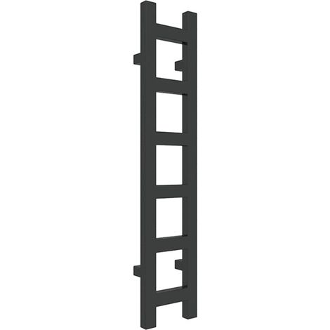 Radiateur design vertical chauffage central noir de 1600mm de haut et 200mm de large. - 325 Watt - EAS1600/200SXN (1/7)