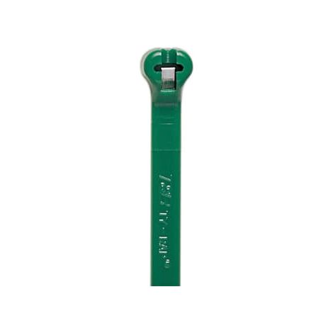 Serre-câbles Thomas & Betts, 185mm x 4.9 mm, Vert, en Nylon 66 ( Prix pour Paquet de 1000 )