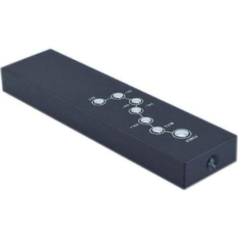Télécommande infrarouge 7 touches entièrement en aluminium pour préamplificateur audio CD Hi-Fi et décodeur TV (C) (1/5)