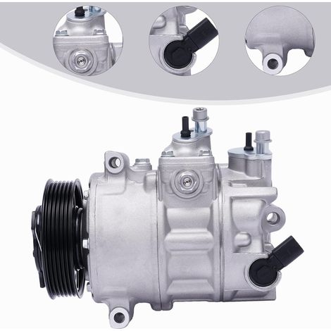 Für 2006-2013 Audi A3 Klimakompressor 2005-2015 Volkswagen Golf Teta Pasat 1K0820859F