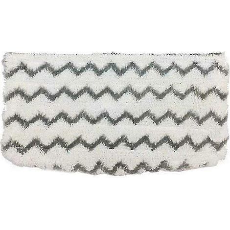Lingettes de nettoyage vapeur universelles AURA en microfibre, lingettes de rechange pour l'entretien des sols, blanches et réutilisables (1 lot) (1/3)