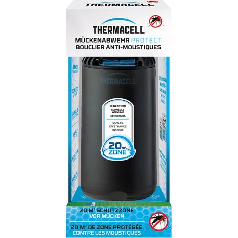 Thermacell Mückenabwehr-Verdampfer Protect matt-schwarz inkl. Wirkstoff 1 Stück Mückenschutz