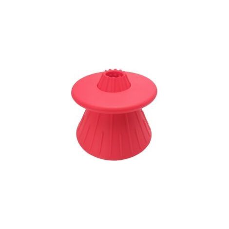 Wiederverwendbarer Silikon-Kaffeefilter – Manuelle Filtration – Rot – Mit Ring (1/5)