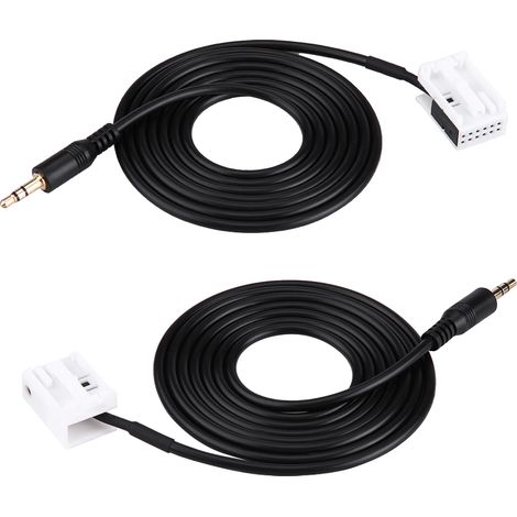 Câble Auxiliaire AUX pour Autoradio avec Outils de Dépose Radio, Compatible Peugeot 307 308 407, Citroën C2 C5, Connexion Audio Voiture, Kit Démontage Stéréo (1/5)